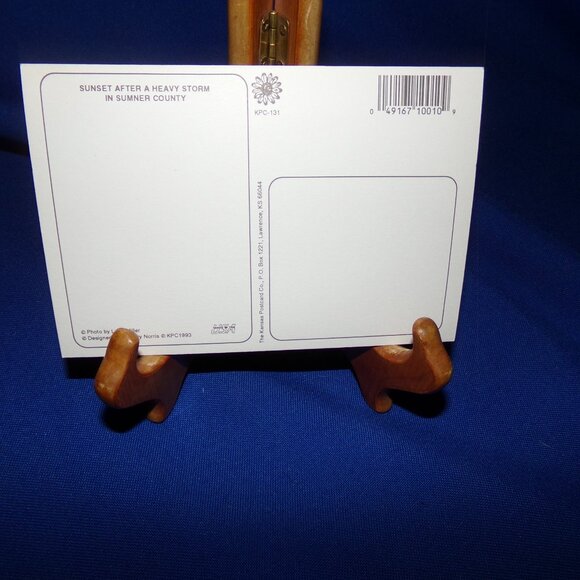 Vintage Kansas Postcard - Sumner County After a Storm - Unused - Picture 2 of 3